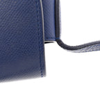 Grained Calfskin Small Trotteur  Indigo