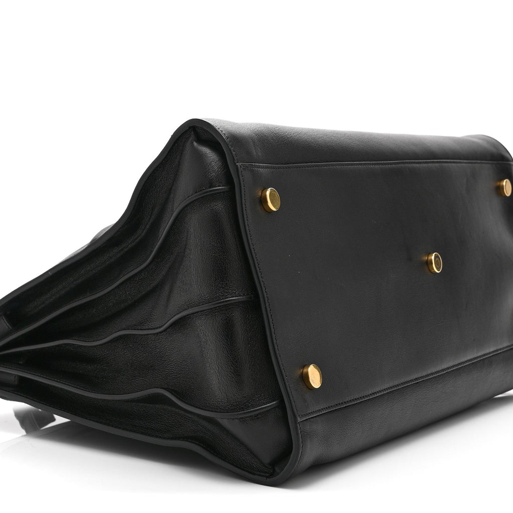 Calfskin Large Sac de Jour Carryall Black