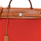 Vache Hunter Toile Herbag Zip 31 PM Rouge Tomate Natural