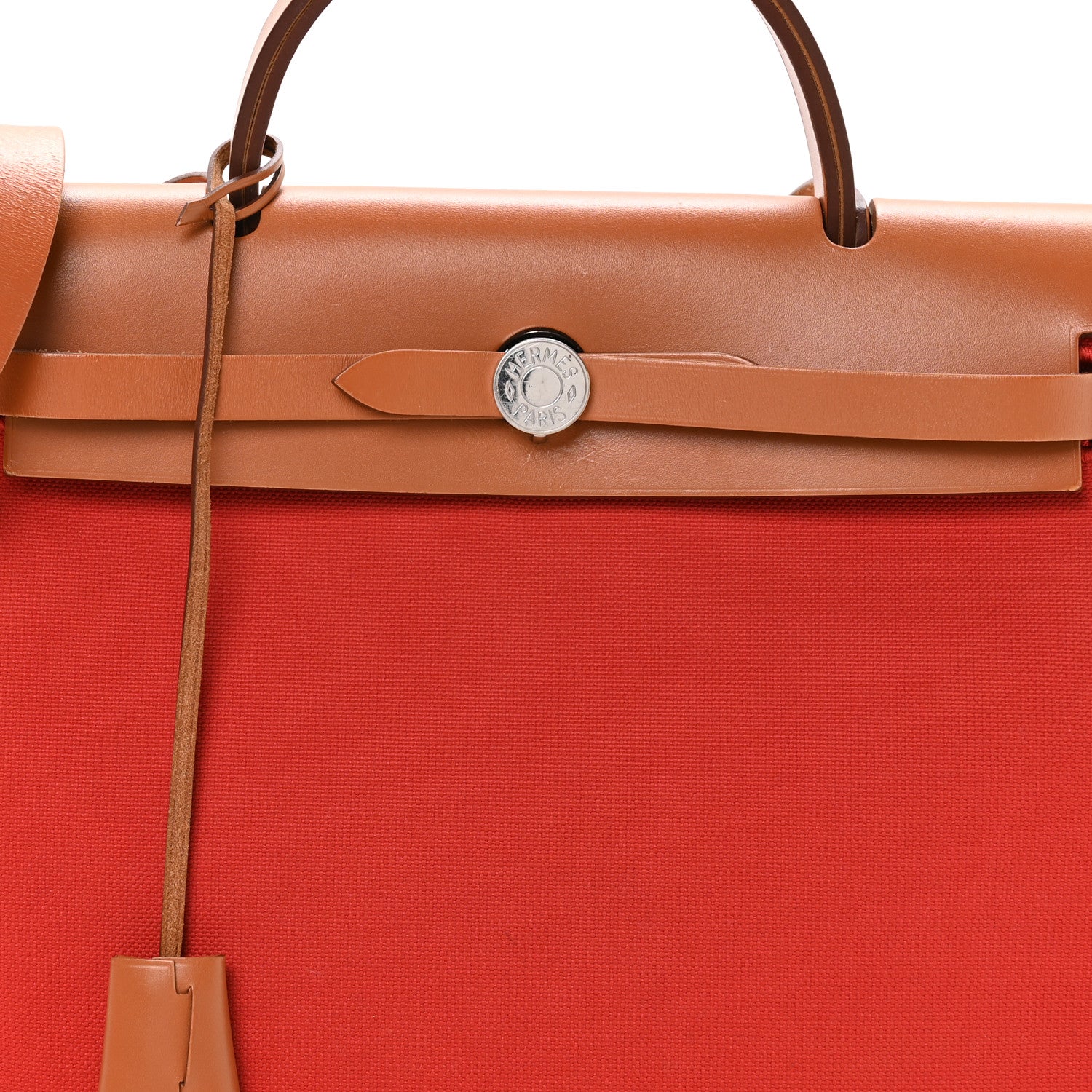 Vache Hunter Toile Herbag Zip 31 PM Rouge Tomate Natural