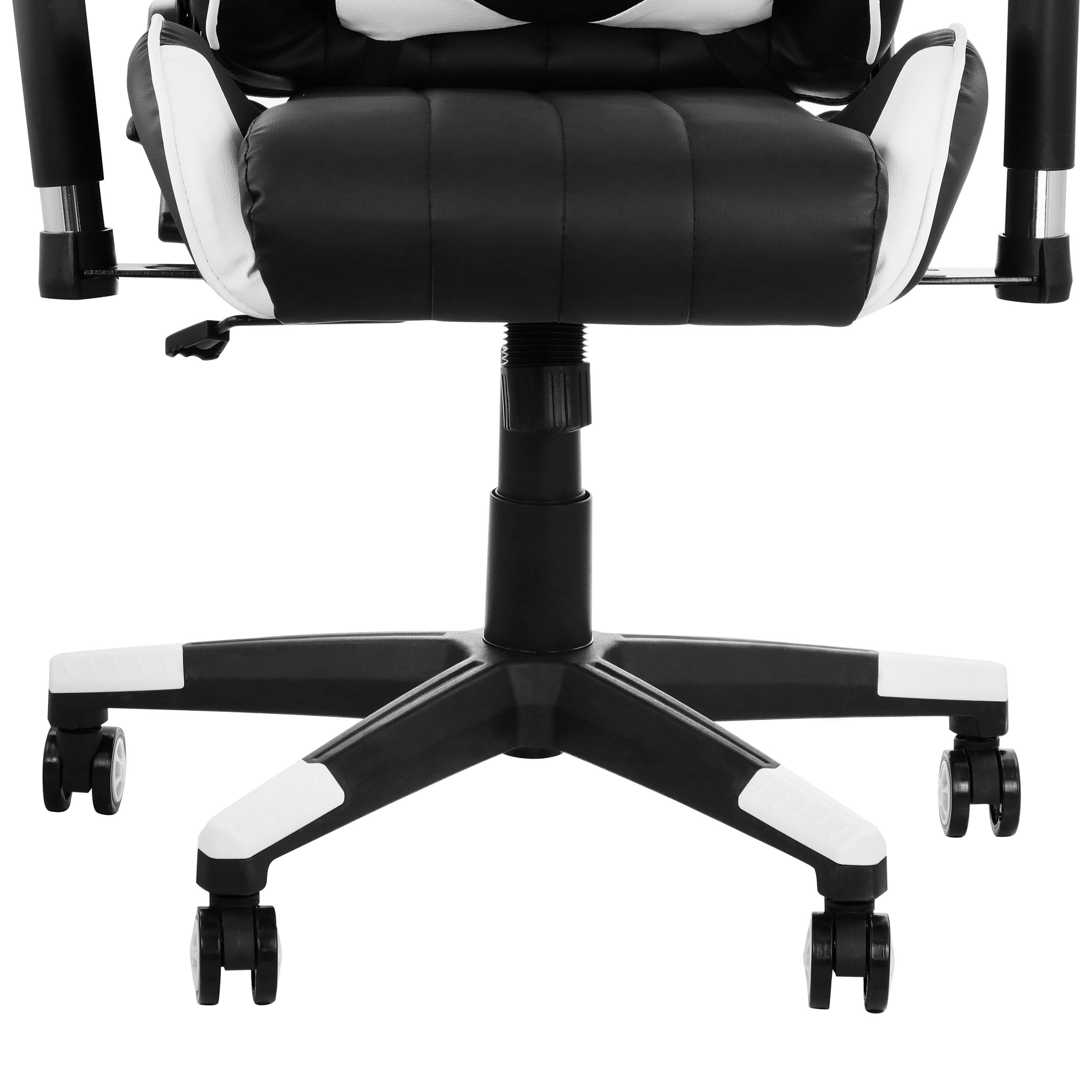 Gaming Chair in Black and White Trim