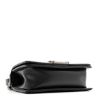 Caviar Quilted Small Boy Flap Black