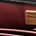 Caviar Quilted Mini Coco Handle Flap Black