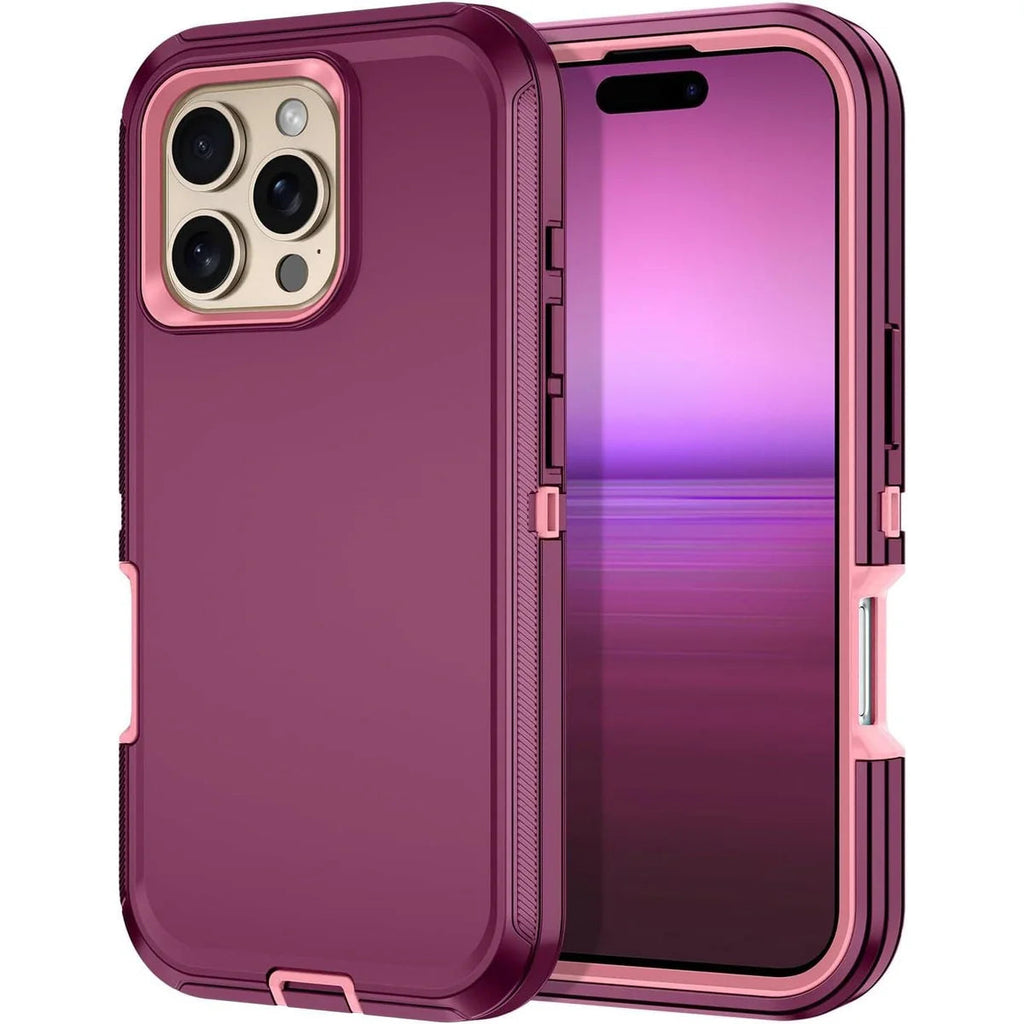 Entronix Case Compatible with iPhone 16 Pro Max - Triple-Layer Heavy Duty Protection