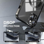 Entronix Bundle Compatible with iPhone 15 Plus - [Magnetic] Luxury Glossy Case & 1 Clear Screen Protector