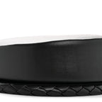 Smooth Calfskin Hula Hoop Shoulder Bag Black