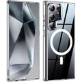 Entronix [Magnetic] Case Compatible with Galaxy S25 Ultra - [Hard Back] Slim Clear