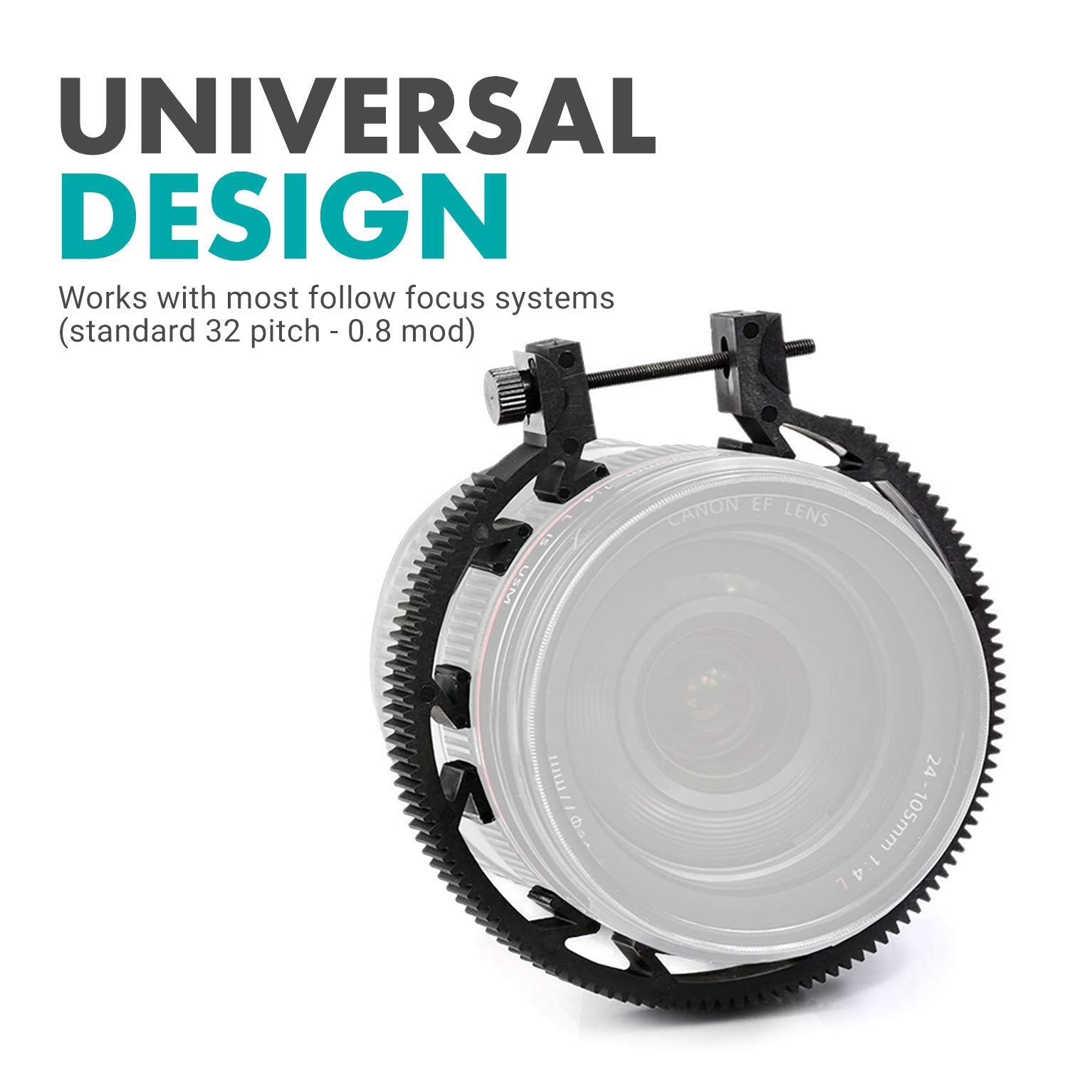Movo FR3 Adjustable Follow Focus Ring Gear Set