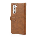 SAHARA - Indy Series Genuine Leather Wallet Case - Samsung Galaxy S23+