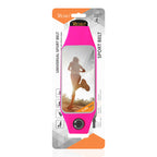 Reiko Running Sport Belt For Iphone 7 Plus/ 6S Plus Or 5.5 Inches Device With Two Pockets And Led In Pink (5.5X5.5 Inches)