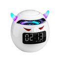 Mini 5.1 Bluetooth Speaker Audio LED Flash Bedside Alarm Clock Subwoofer Music TF Player With HD Mic Hands Free Callin