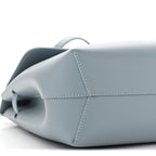 Calfskin Mini Lady Bag Grey Blue
