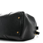 Calfskin Buckley Duffle Bag Black