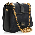 Denim B-Rockstud Flap Blue Blue