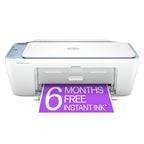 DeskJet 2842e Wireless All-in-One Color Inkjet Printer (Blue), Scanner, Copier, 6 Months Instant Ink