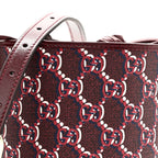GG Shadow Monogram Mini Bucket Bag Rosso Ancora Red