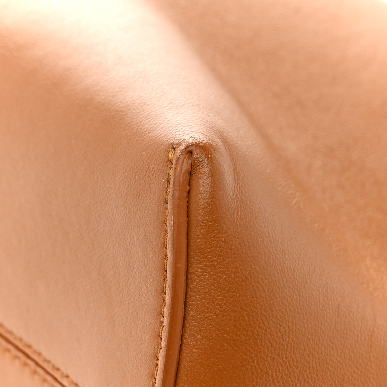 Shiny Nappa Medium Fendi First Caramello