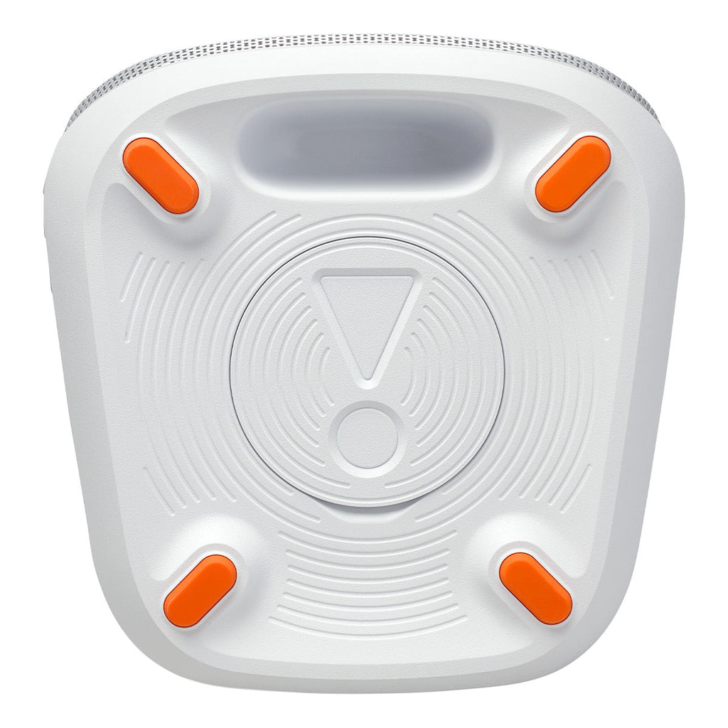JBL PartyBox Club 120 Portable Party Speaker with gSport Cargo Sleeve (White)