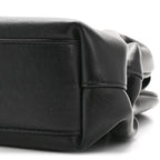 Calfskin Small The Point Triangle Bag Black