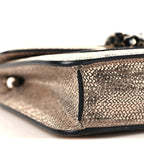 Metallic Karung Serpenti Forever Top Handle Gold