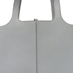 Smooth Calfskin Medium Tri-Fold Bag Pearl Grey