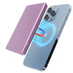 2 In 1 5000mAh MagSafe Wireless Power Bank PD20W Magnetic Fast Charger Portable Phone Charger Fit for IOS Phone 15 14 13 12 Series And More