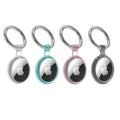 SAHARA - Hybrid Flex Case for Apple AirTag (4-Pack) - Black/White/Blue/Red