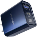 Nautica CH111 Galaxy S25 S24 Charger - 20W PD USB-C / USB-A QC3.0 Dual Port Wall Charger for iPhone 16/15/Fold 5/Note20
