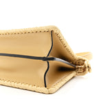 Raffia Embroidered Vitello King Shiny Nappa Intreccio Small Peekaboo I SEE U Satchel Sahara