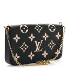 Empreinte Monogram Giant Felicie Pochette Black Beige