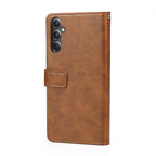 SAHARA - Indy Series Genuine Leather Wallet Case - Samsung Galaxy S23 FE