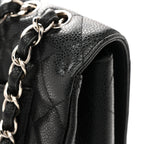 Caviar Quilted Jumbo Single Flap Black