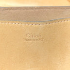 Suede Smooth Calfskin Drew Shoulder Bag Milky Coffee