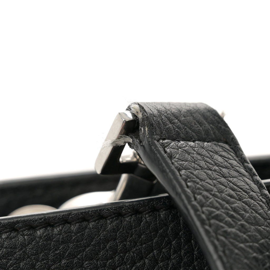 Grained Calfskin Baby Sac De Jour Souple Black
