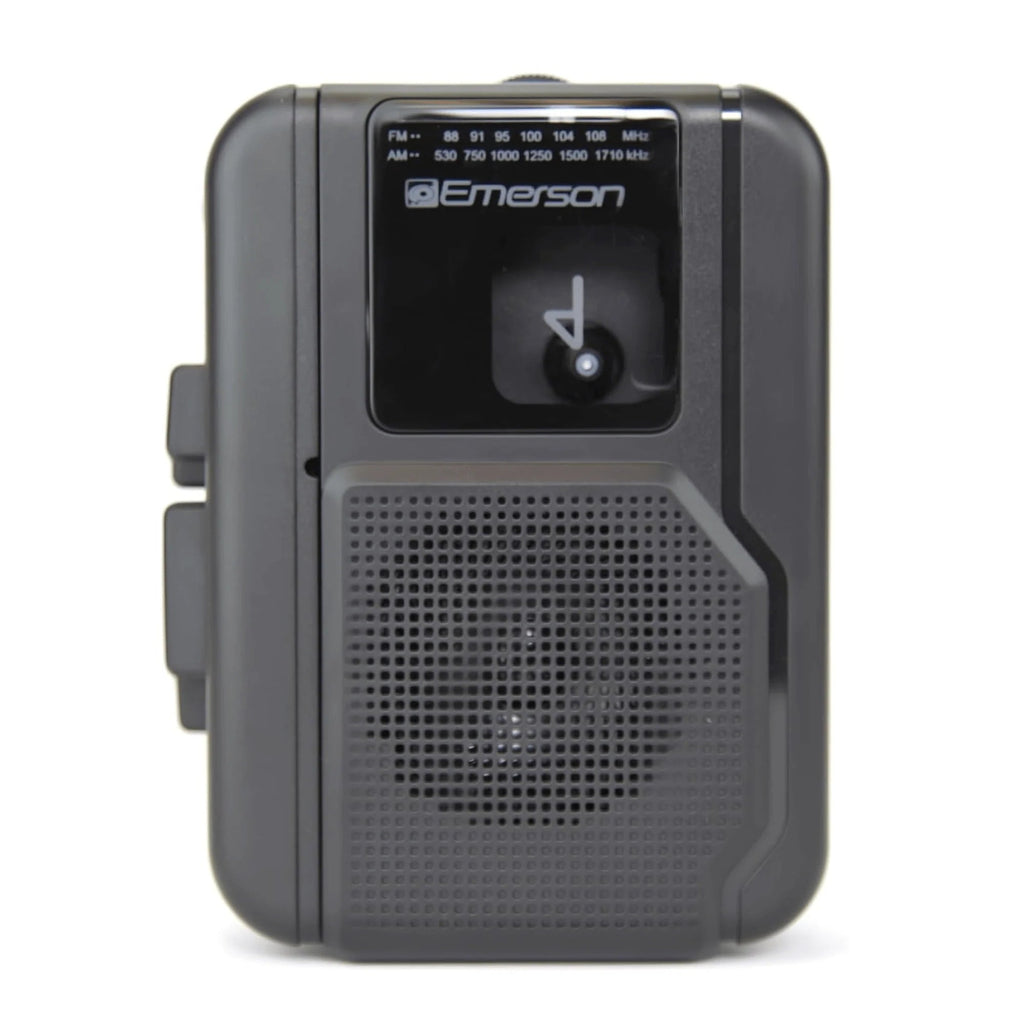 Emerson Portable Cassette Player with Bluetooth Out and Built-In Microphone
