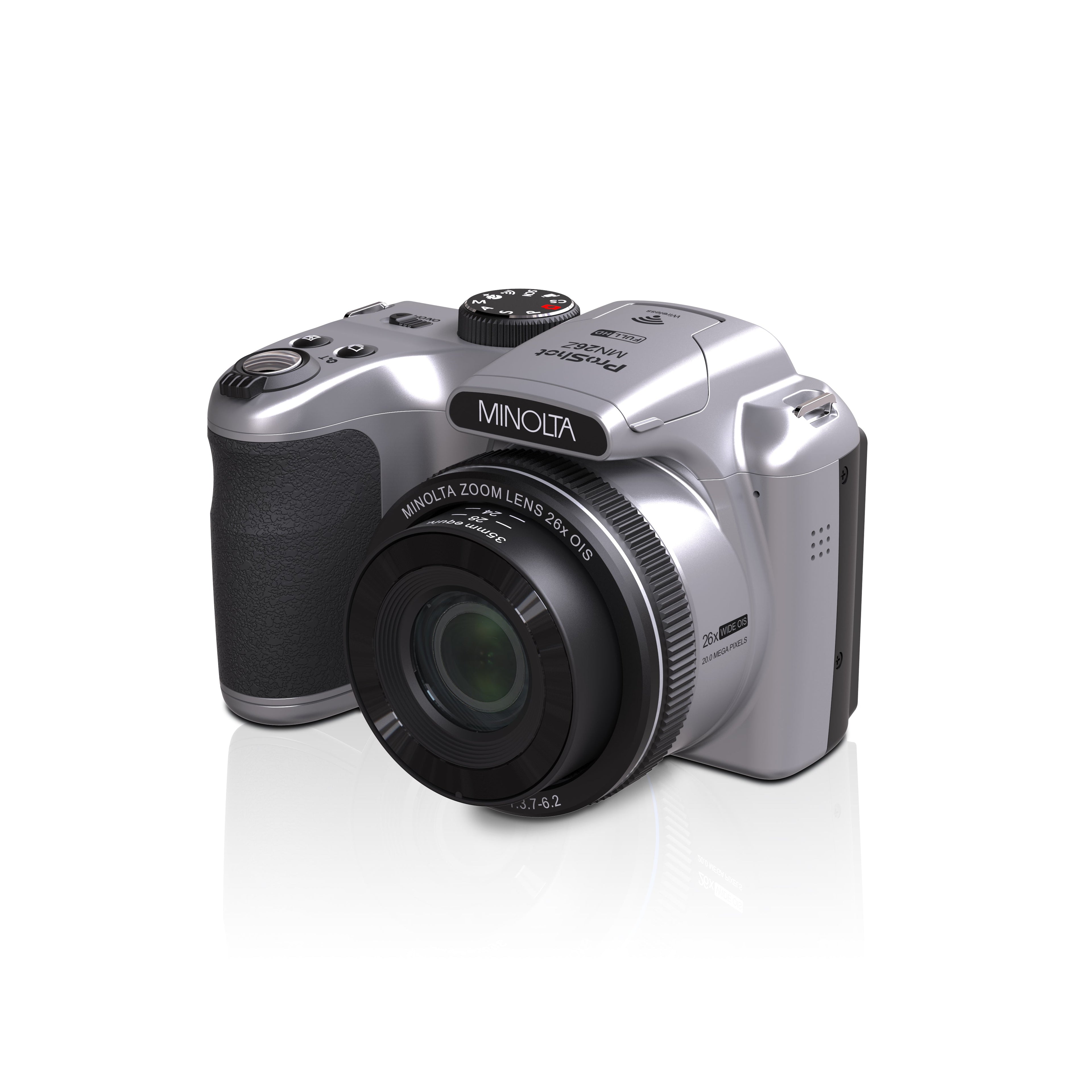 MINOLTA MN26Z ProShot 20 MP / 1080P FHD Bridge Camera w/26x Optical Zoom (Purple)