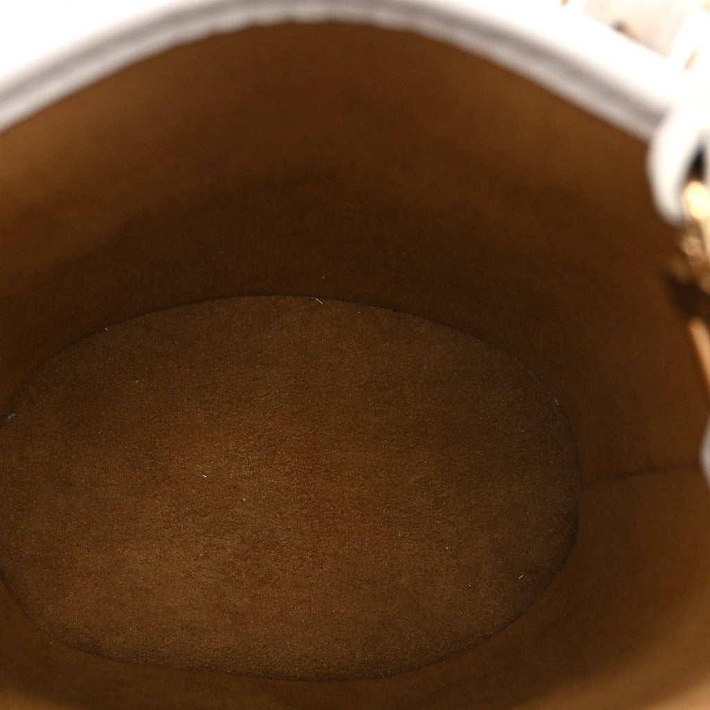 Monogram LV Match Nano Bucket Bag White