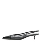 Mesh Oxalis Slingback 30 Pumps 38 Black