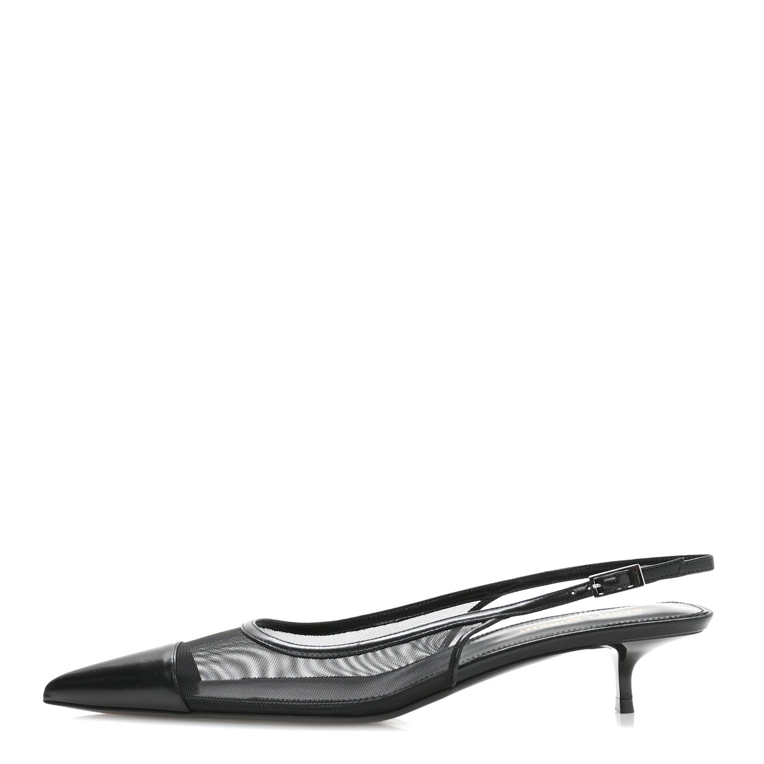 Mesh Oxalis Slingback 30 Pumps 38 Black