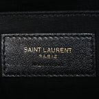 Suede Calfskin Monogram Lou Camera Bag Black