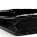 Lambskin Quilted Wallet On Chain WOC Black
