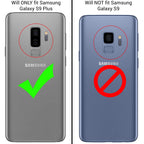 Entronix Clear Screen Protector Compatible with Galaxy S9 Plus - 2-Piece Combo