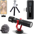 Movo VXR10 Mic with Wireless Adapter for Lightning