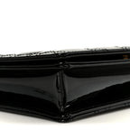 Patent Cannage Lady Dior Convertible Clutch Black