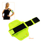 Reiko Running Sports Armband For Iphone 7 Plus/ 6S Plus Or 5.5 Inches Device With Led In Green (5.5X5.5 Inches)
