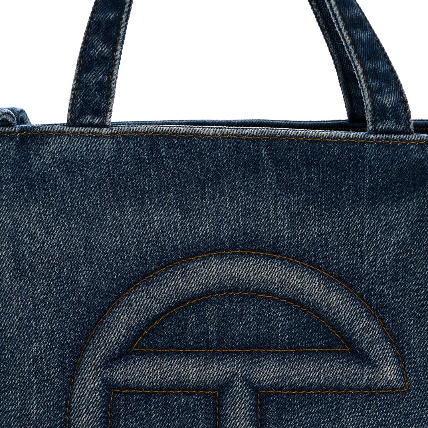 Denim Medium Shopping Bag Blue