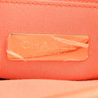 Lambskin Quilted Large Chanel 19 Flap Orange
