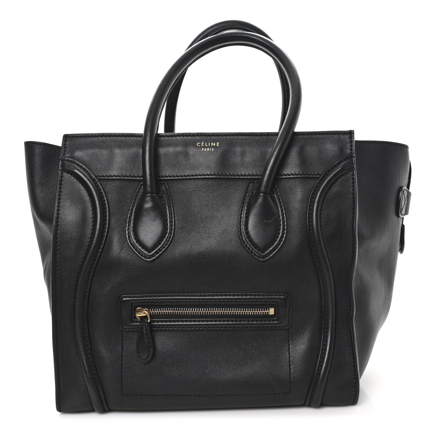 Smooth Calfskin Mini Luggage Black