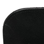 Caviar Quilted Business Affinity Clutch With Chain Black