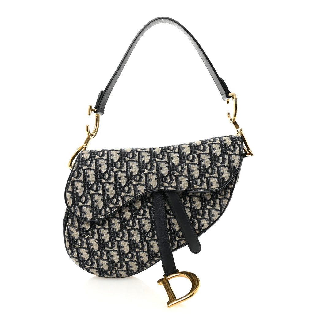 Oblique Saddle Bag Blue